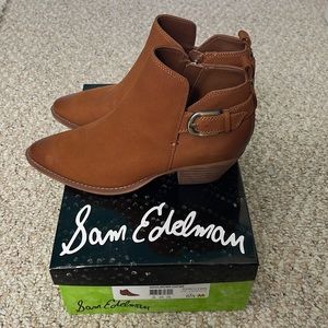 Sam edelman ankle leather booties